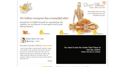 Desktop Screenshot of desertbloomskincare.com